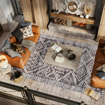 Tayri Modern Tribal Geometric Area Rug